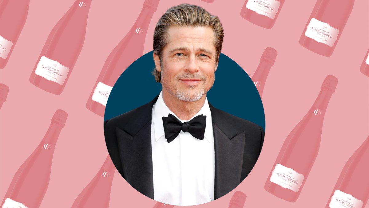 El champán rosado de Brad Pitt